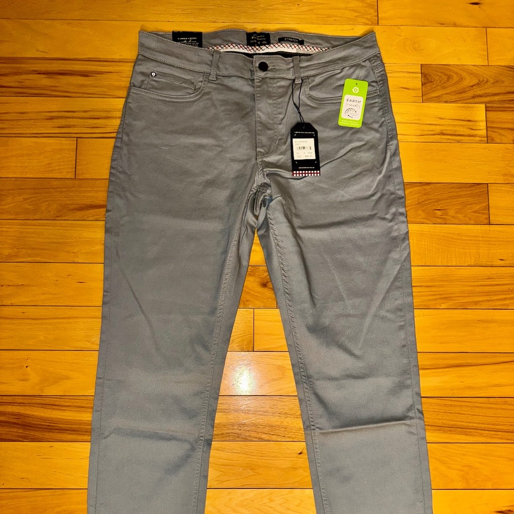 Ben Sherman Men’s Slim Fit Stretch Dress Pants 33x32 | Gray | NWT | comfortable - Picture 5 of 11